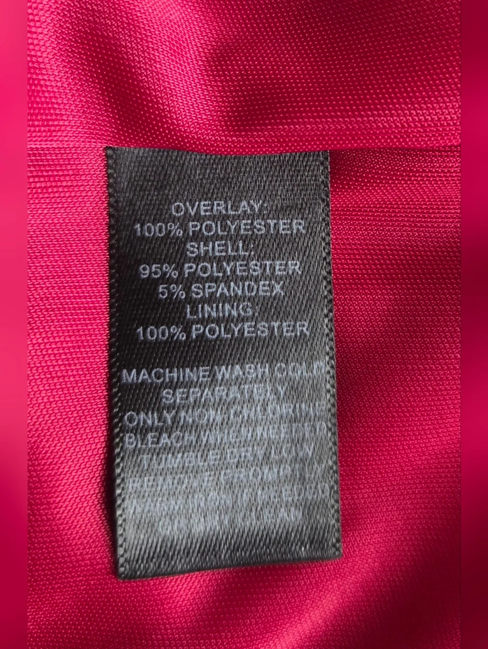 White House Black Market Red & Black Ruffle Midi Dress Size M - Picture 12 of 12